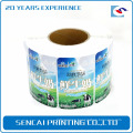 Sencai milk Label sticker self-adhesive in roll